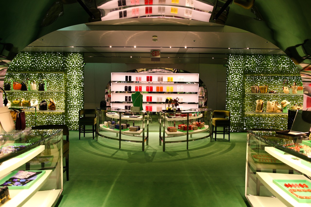 Prada Hyper Leaves In-Store Installation Debut