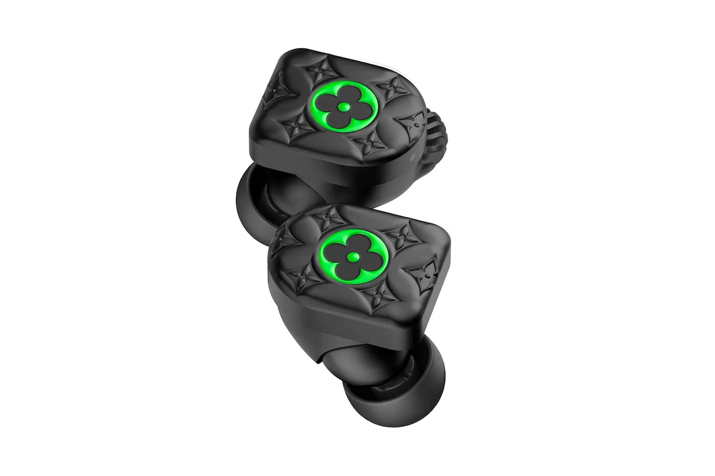 Louis Vuitton Horizon Earphones Black/Neon Green