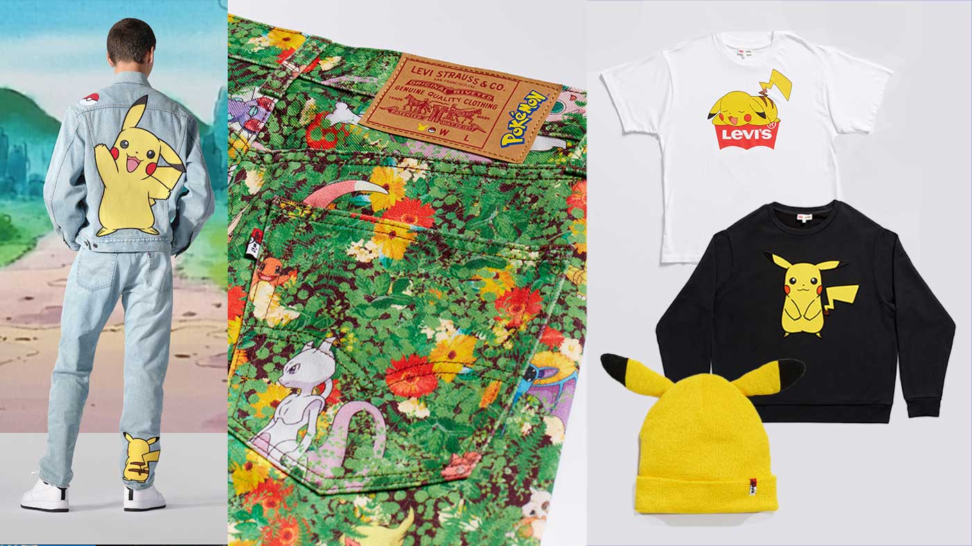 Take a look at the Levi's x Pokémon 25th anniversary