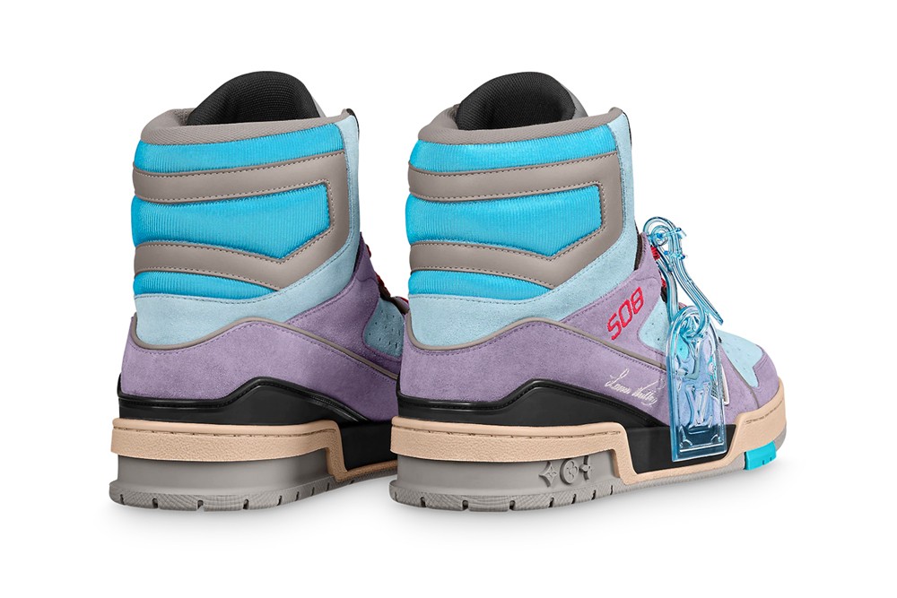 Take a look at the new Louis Vuitton 408/508 hightop sneakers