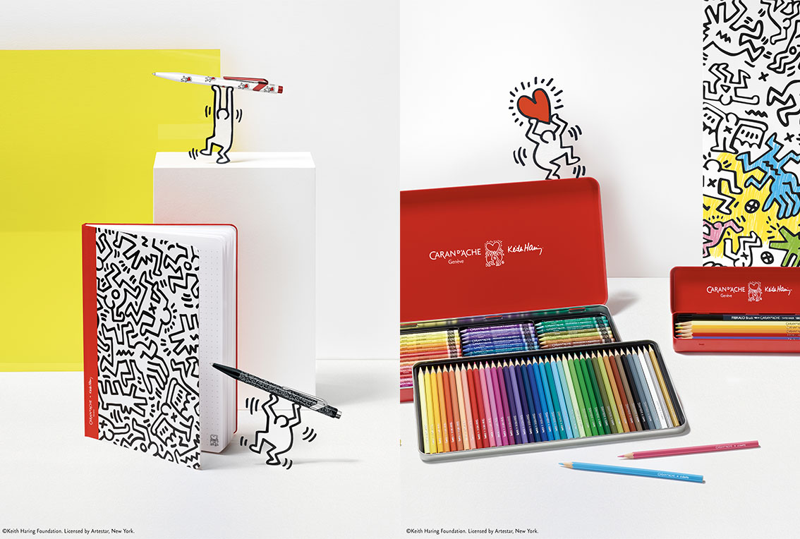 Caran d'Ache Keith Haring Color Set - Special Edition